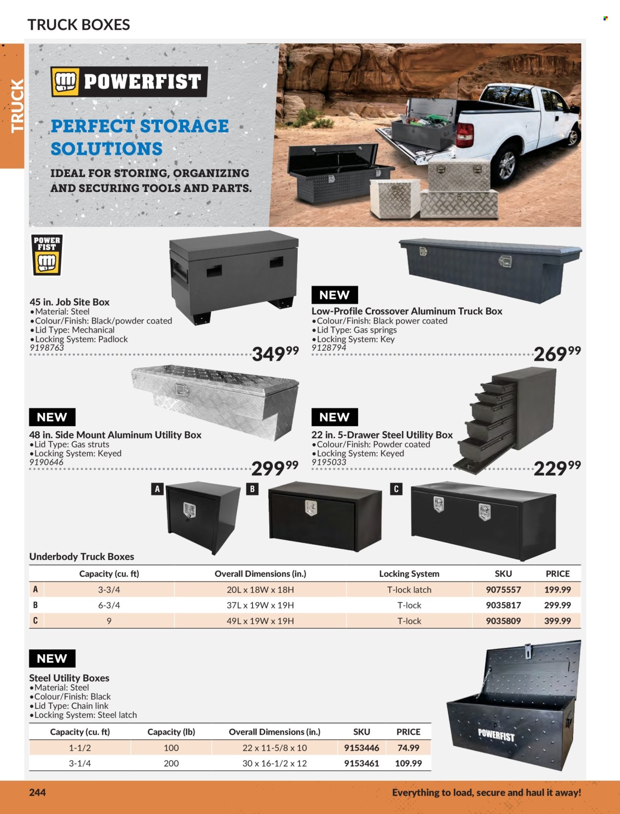 thumbnail - Princess Auto Flyer - Sales products - trailer, job site box, truck box. Page 248.