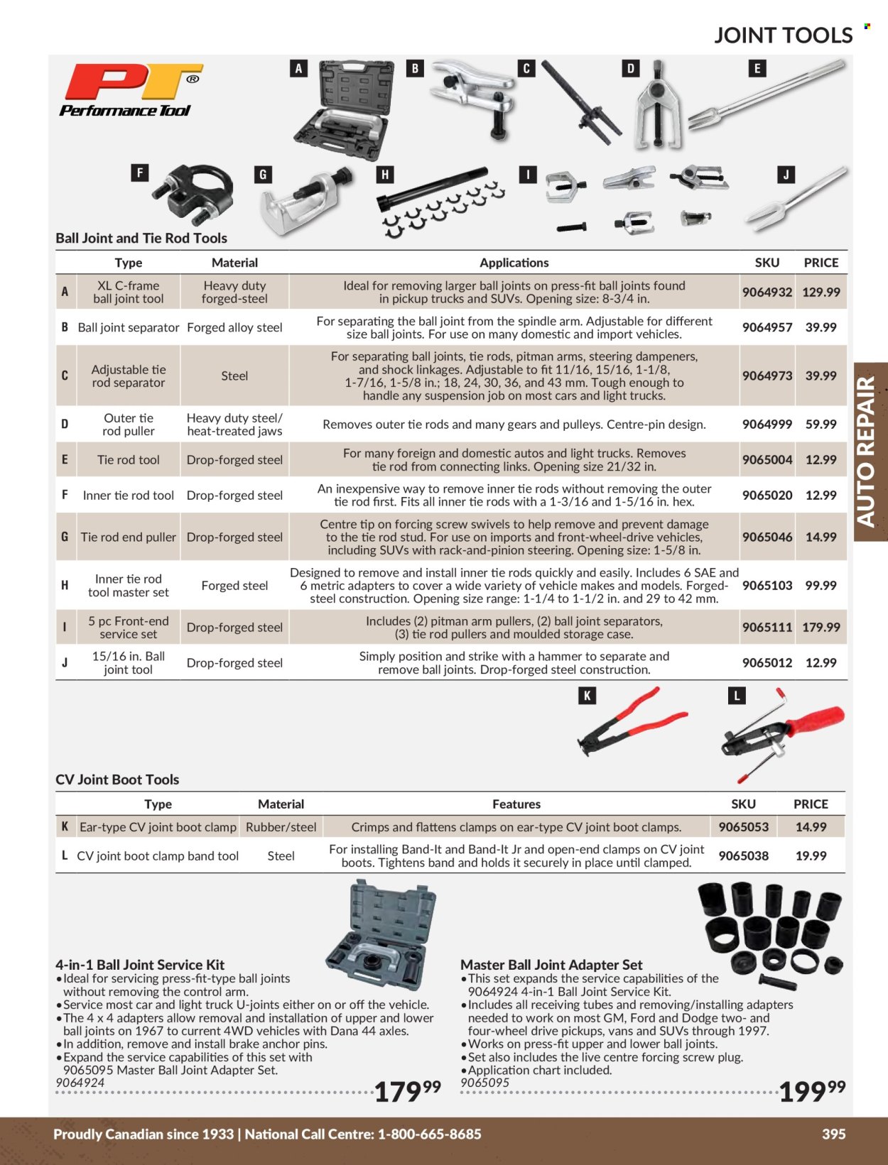 thumbnail - Princess Auto Flyer - Sales products - plug, screw, clamp, vehicle, service set. Page 399.