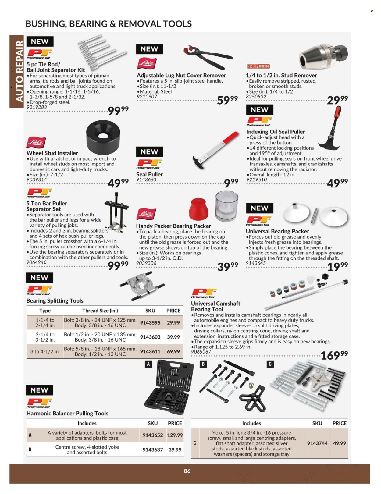 thumbnail - Princess Auto Flyer - April 23, 2024 - April 22, 2025 - Sales products - radiator, bolt, screw, impact wrench, hand tools. Page 86.