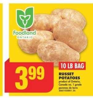thumbnail - Russet potatoes