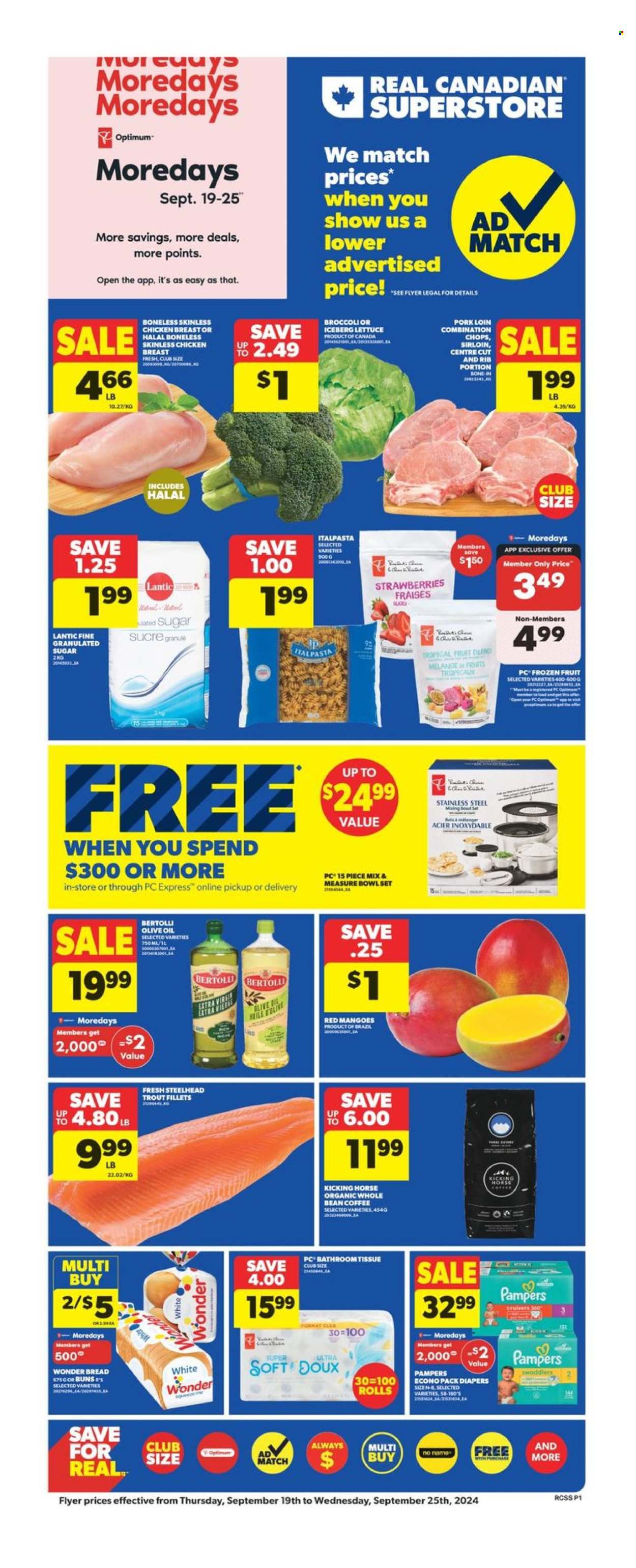 Real Canadian Superstore flyer - September 19, 2024 - September 25, 2024. Page 1