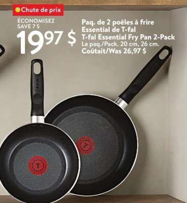 T-fal Essential Fry Pan 2-Pack