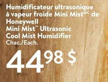 Honeywell Mini Mist Ultrasonic Cool Mist Humidifier