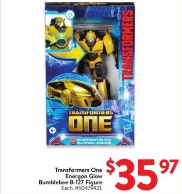 Transformers One Energon Glow Bumblebee B-127 Figure - Each
50479421