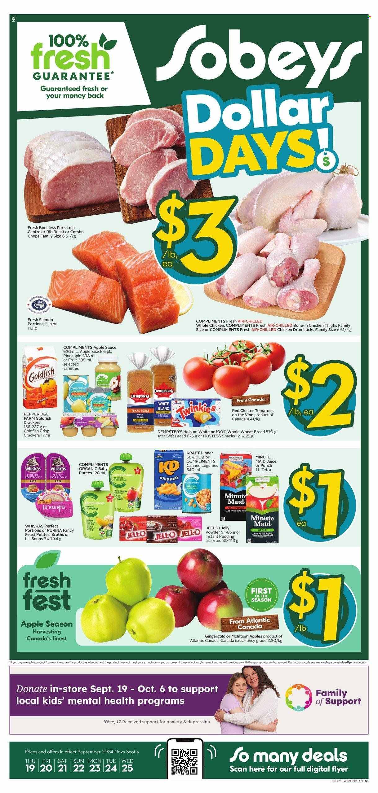 Sobeys flyer - September 19, 2024 - September 25, 2024. Page 1