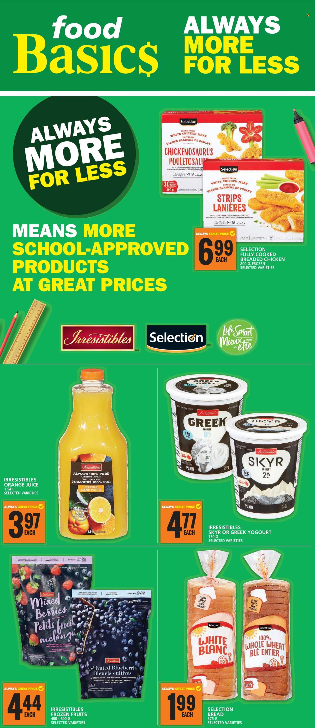 Food Basics flyer. Page 1