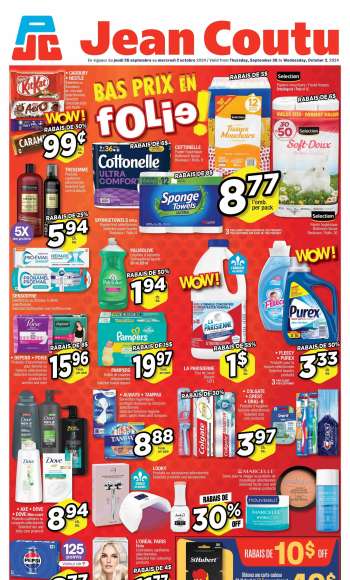 Jean Coutu Flyer - September 24, 2024 - September 24, 2024.