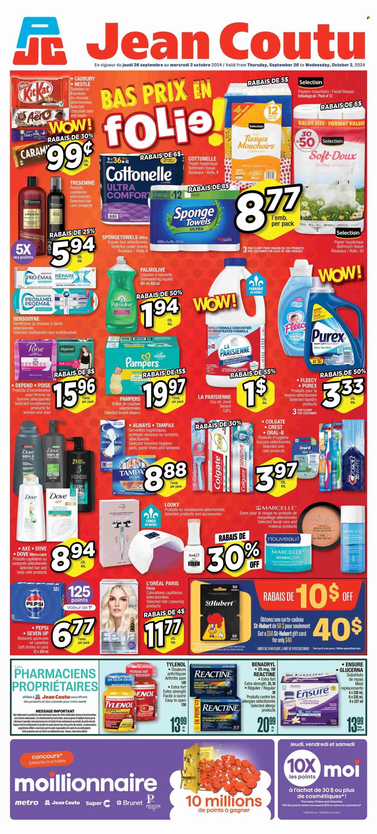 Jean Coutu flyer - September 26, 2024 - October 02, 2024. Page 1