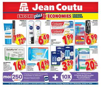 Jean Coutu Flyer - September 26, 2024 - October 02, 2024.