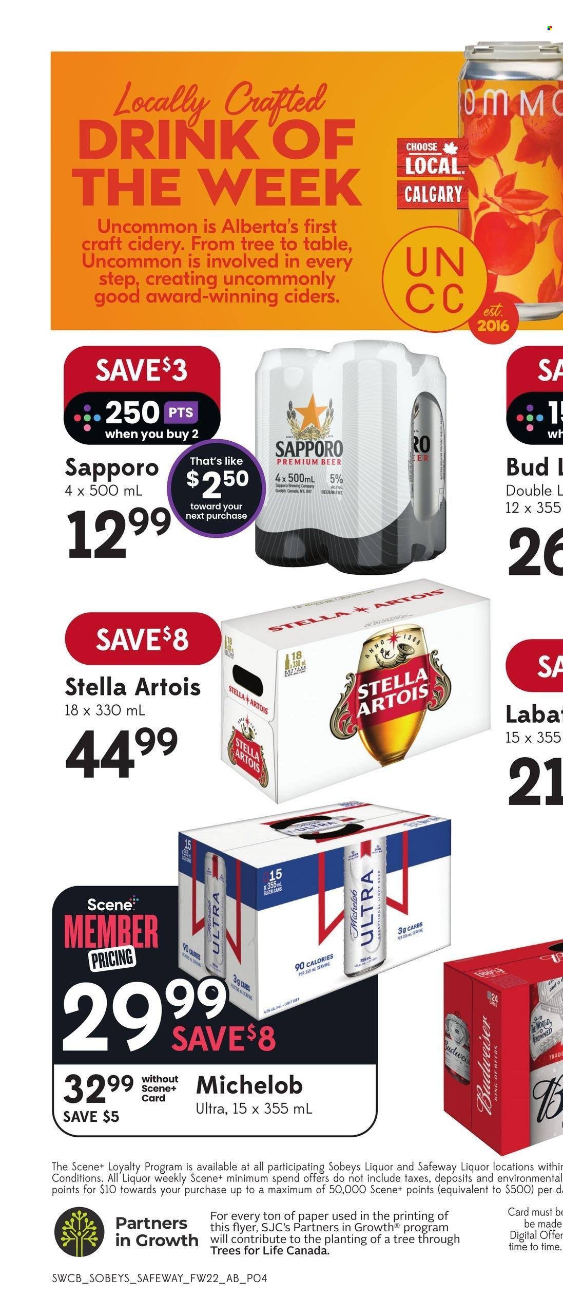 Sobeys Liquor flyer - September 26, 2024 - October 02, 2024. Page 4