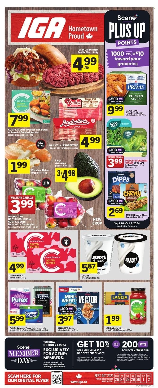 IGA flyer - September 26, 2024 - October 02, 2024. Page 1