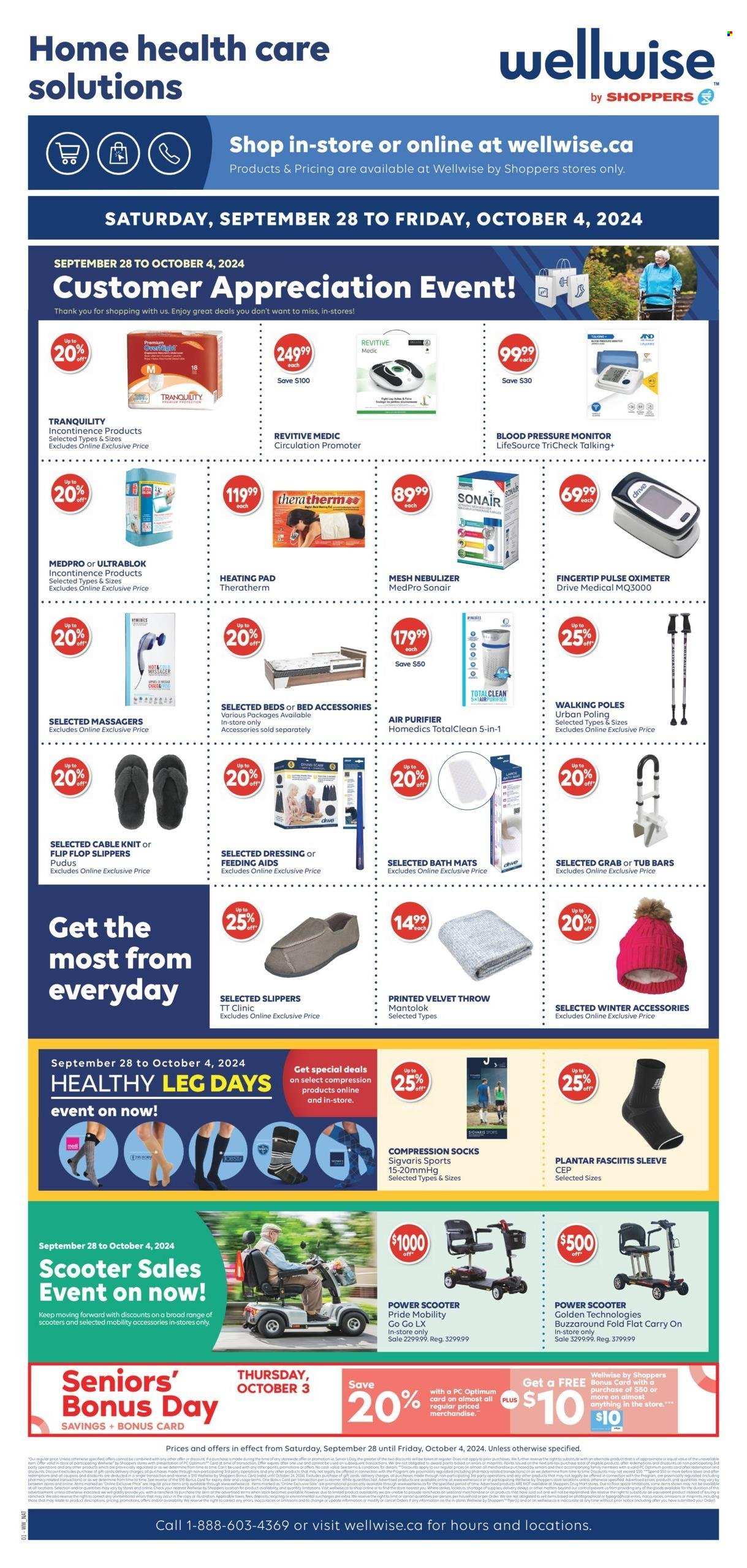 Shoppers Drug Mart flyer - September 28, 2024 - October 03, 2024. Page 22