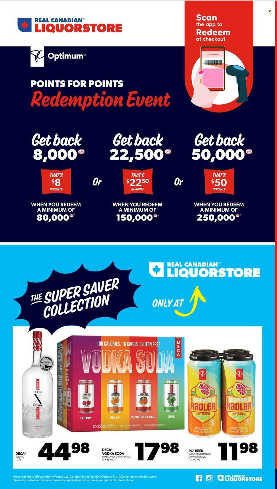 Real Canadian Liquorstore flyer - October 02, 2024 - October 06, 2024. Page 1