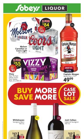 Sobeys Liquor Flyer - October 03, 2024 - October 09, 2024.