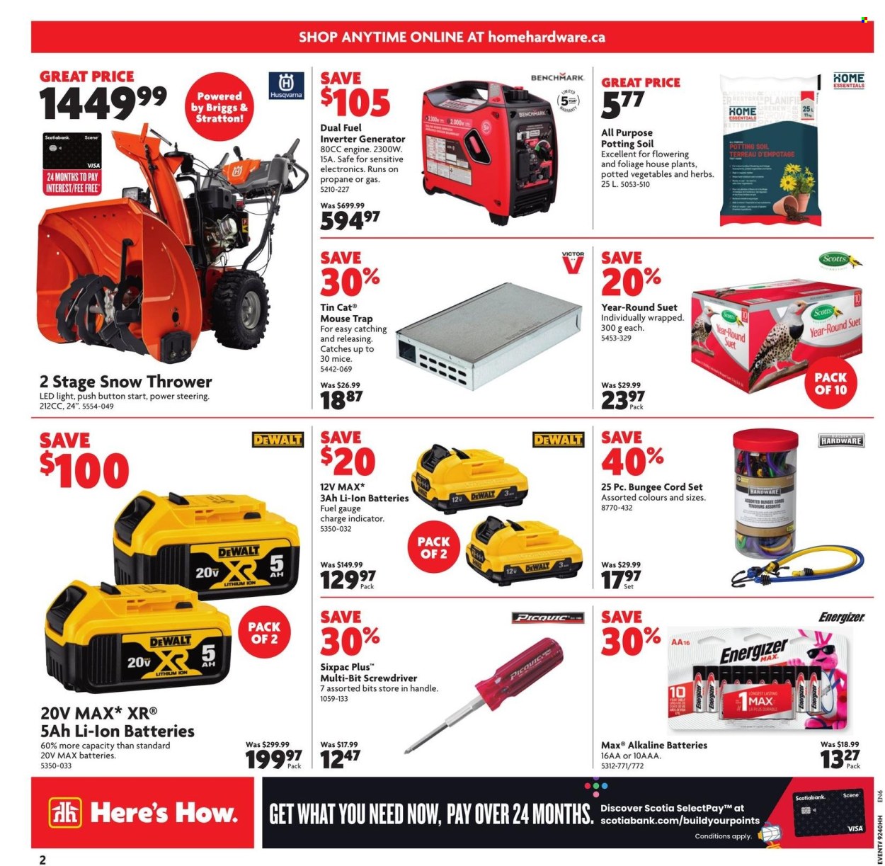 Home Hardware flyer - October 03, 2024 - October 16, 2024. Page 4