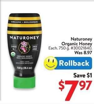 Naturoney Organic Honey - Each. 750g. #30021840.