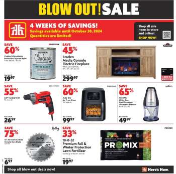 Home Hardware Flyer - October 03, 2024 - October 30, 2024.