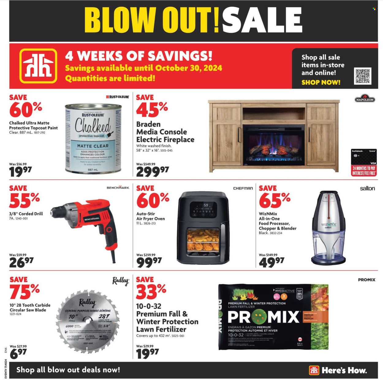 Home Hardware flyer - October 03, 2024 - October 30, 2024. Page 1