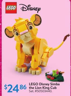 LEGO Disney Simba the Lion King Cub - Set. #50503440.