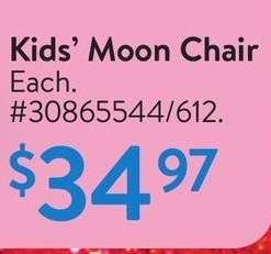 Kids' Moon Chair - Each.
#30865544