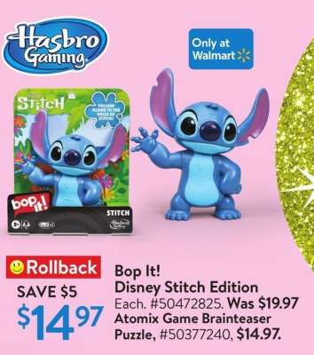 Bop It! Disney Stitch Edition - Each #50472825