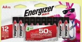 Energizer MAX™ AA16 Batteries - Pack. #50217163.