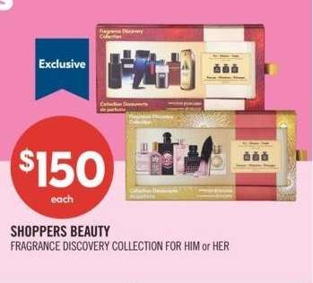 SHOPPERS BEAUTY FRAGRANCE DISCOVERY COLLECTION FOR HIM or HER