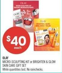 OLAY MICRO-SCULPTING KIT or BRIGHTEN & GLOW SKIN CARE GIFT SET