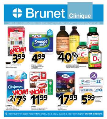 Brunet Clinique Flyer - November 07, 2024 - November 20, 2024.