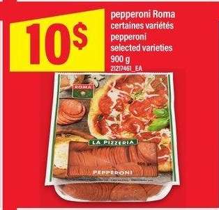 PEPPERONI ROMA, 900 g - certaines variétés

pepperoni
selected varieties