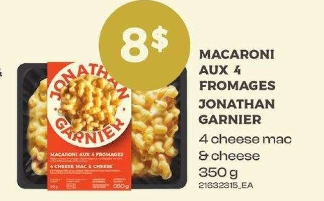 MACARONI AUX 4 FROMAGES JONATHAN GARNIER | 4 cheese mac & Cheese 350 G