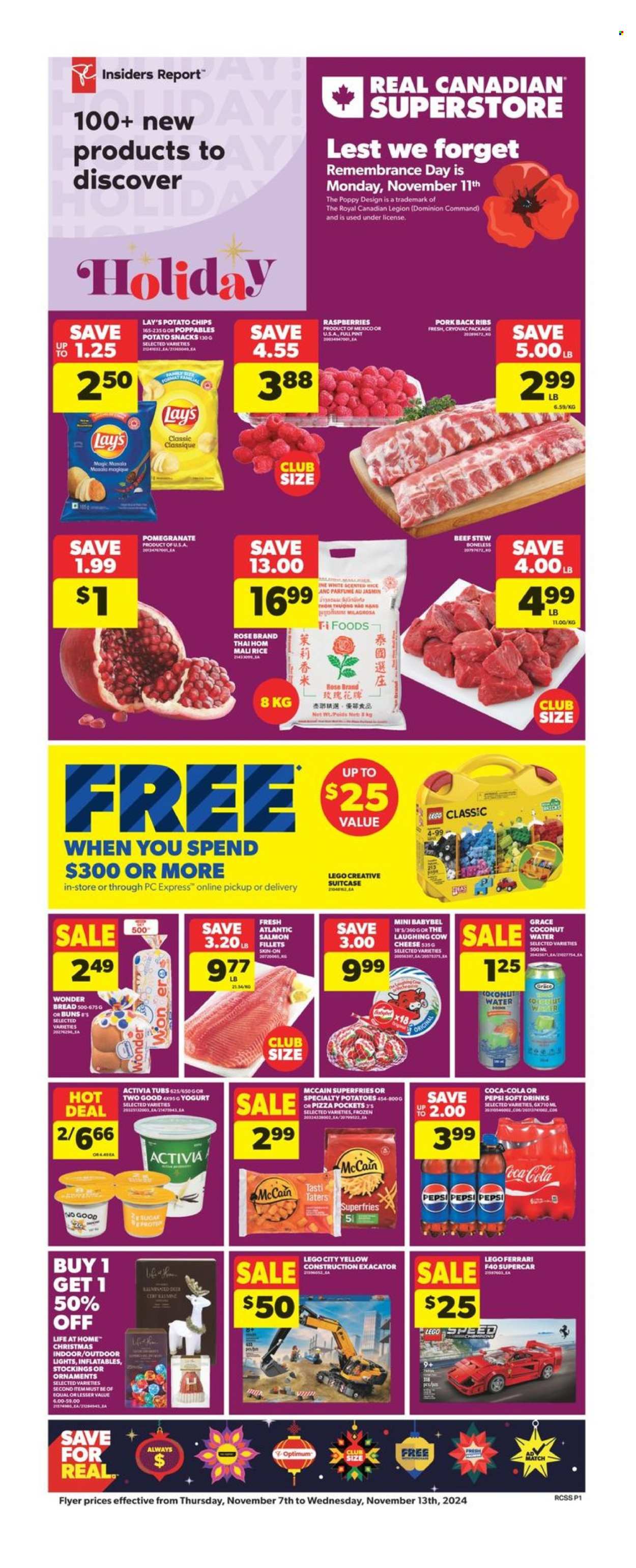 Real Canadian Superstore flyer - November 07, 2024 - November 13, 2024. Page 1