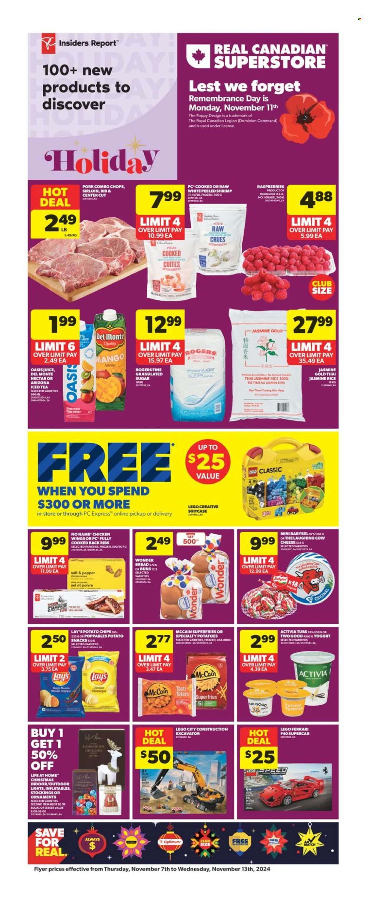 Real Canadian Superstore flyer - November 07, 2024 - November 13, 2024. Page 1