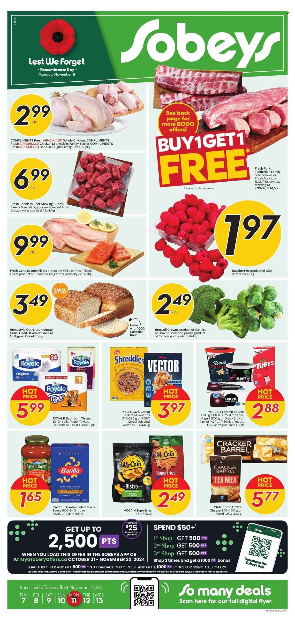 Sobeys flyer - November 07, 2024 - November 13, 2024. Page 1