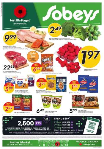 Sobeys Flyer - November 07, 2024 - November 13, 2024.