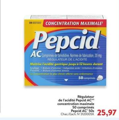 concentration maximale Pepcid AC 50s - Each
#31200059