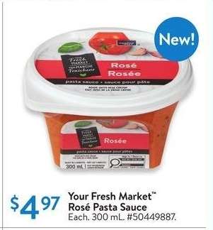 Your Fresh Market™ Rosé Pasta Sauce - Each. 300 mL.
#50449887