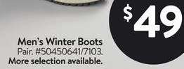 Men's Winter Boots - Pair
50457097