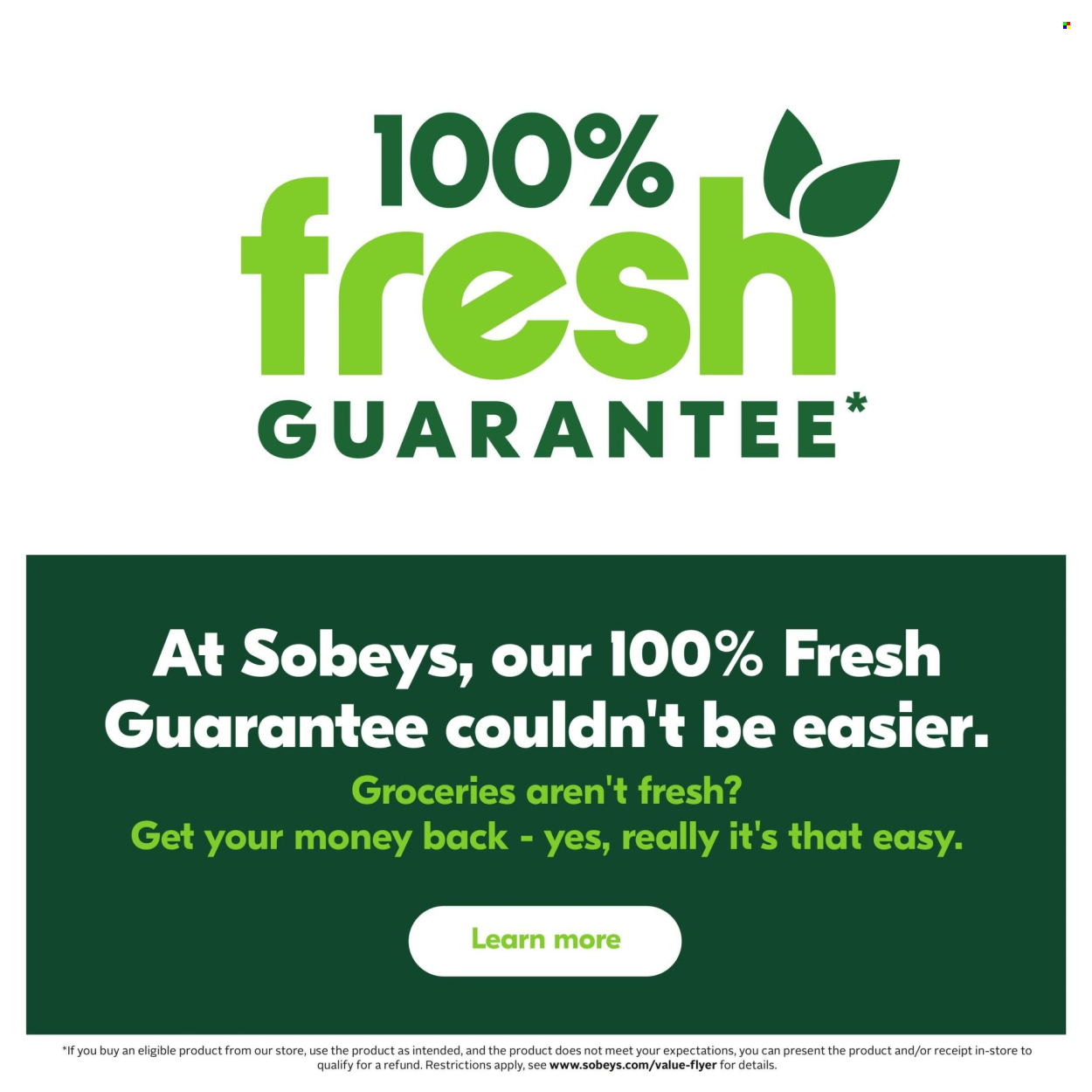 Sobeys flyer - November 07, 2024 - November 13, 2024. Page 1