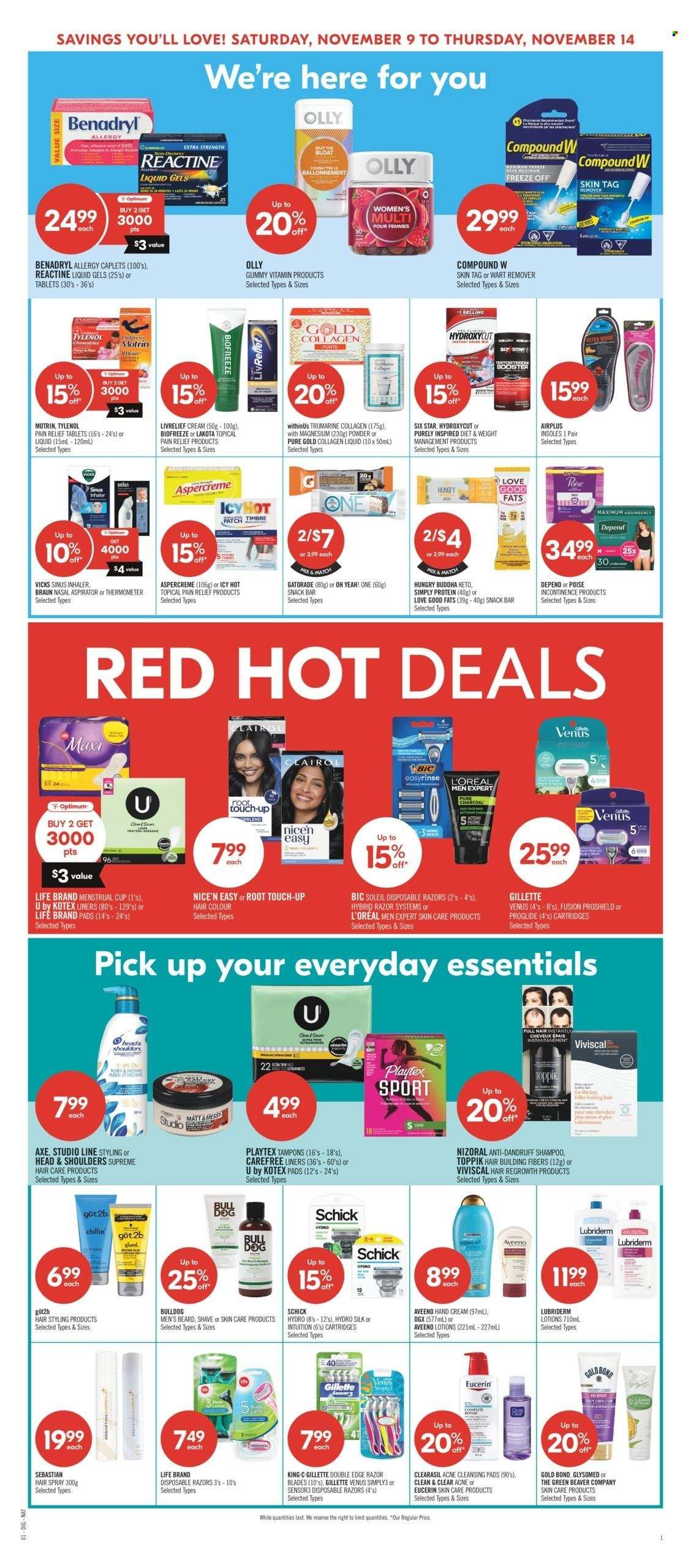 Shoppers Drug Mart flyer - November 09, 2024 - November 14, 2024. Page 1