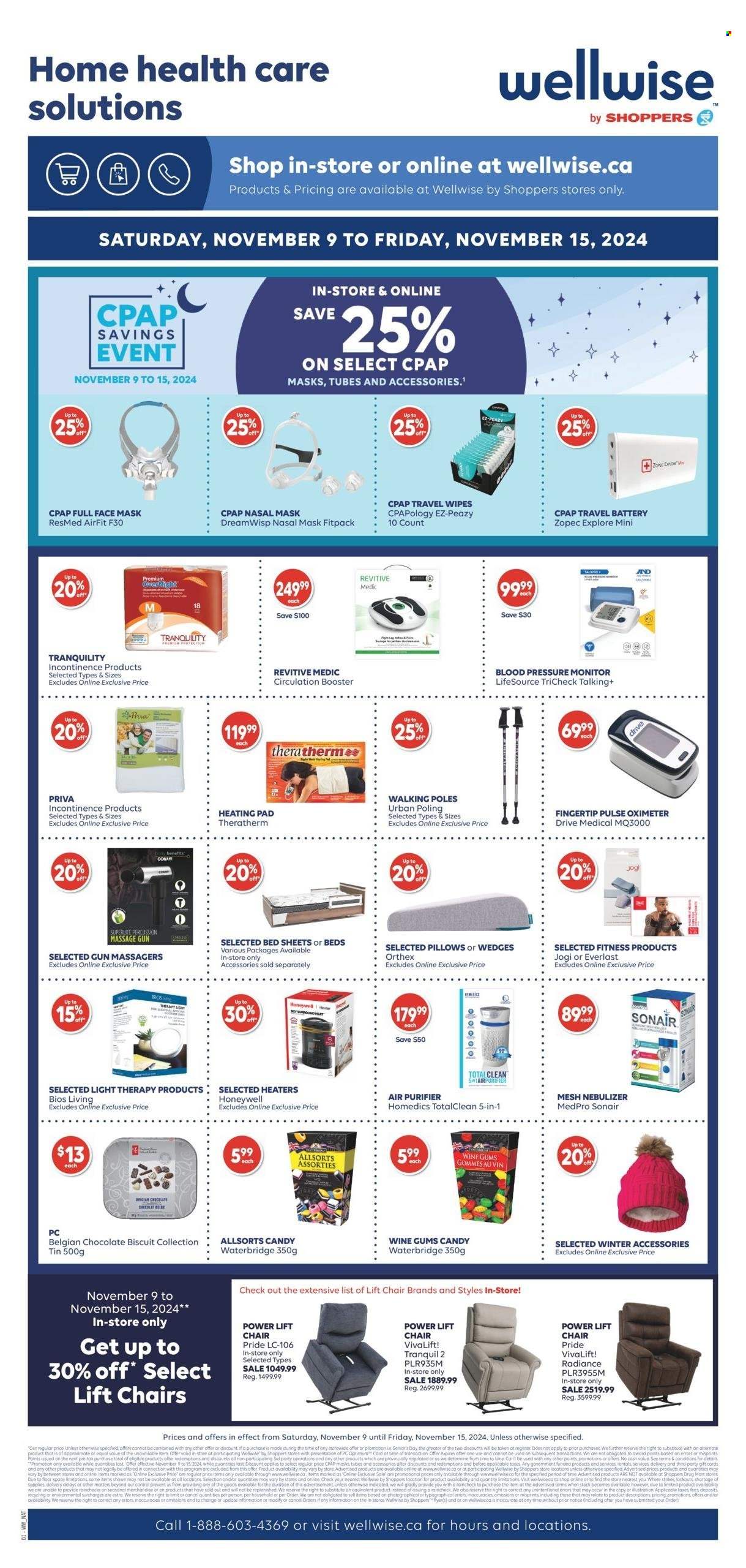 Shoppers Drug Mart flyer - November 09, 2024 - November 14, 2024. Page 1