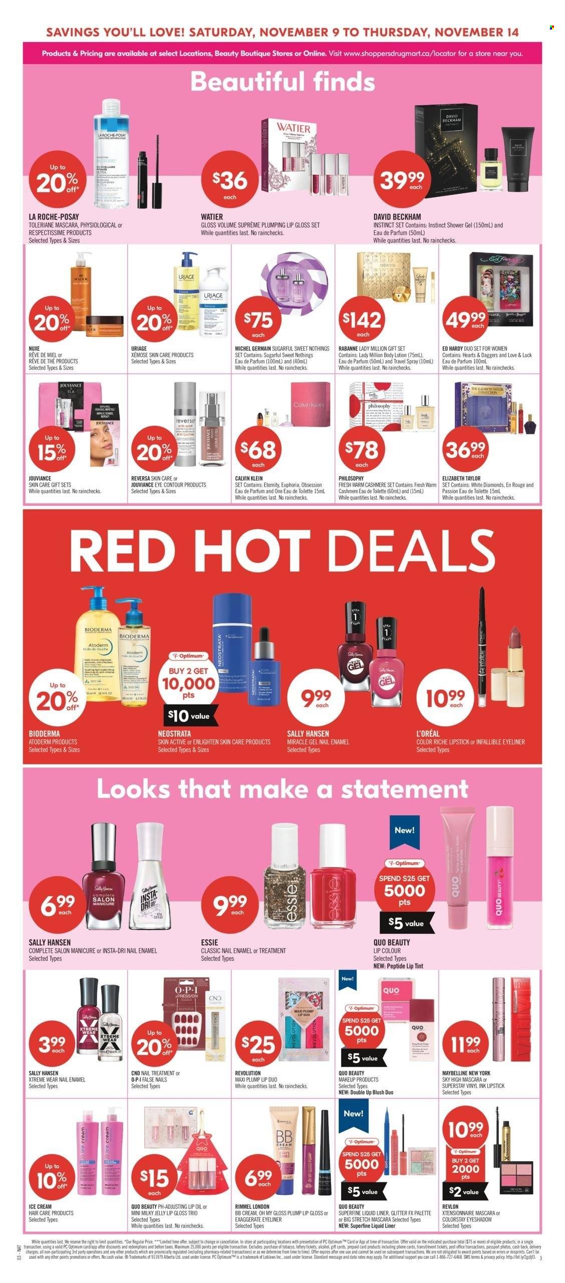 Shoppers Drug Mart flyer - November 09, 2024 - November 14, 2024. Page 1