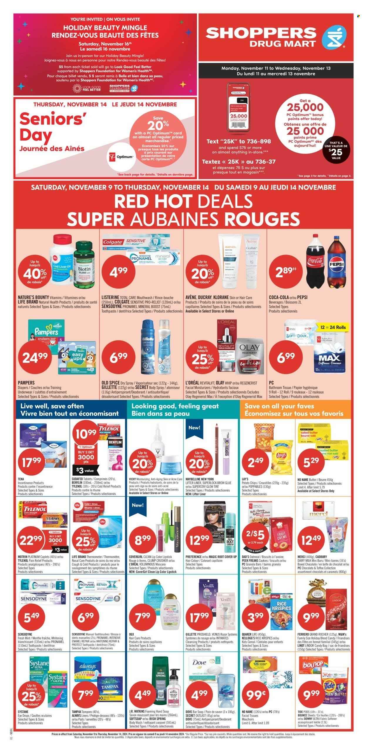 Shoppers Drug Mart flyer - November 09, 2024 - November 14, 2024. Page 1