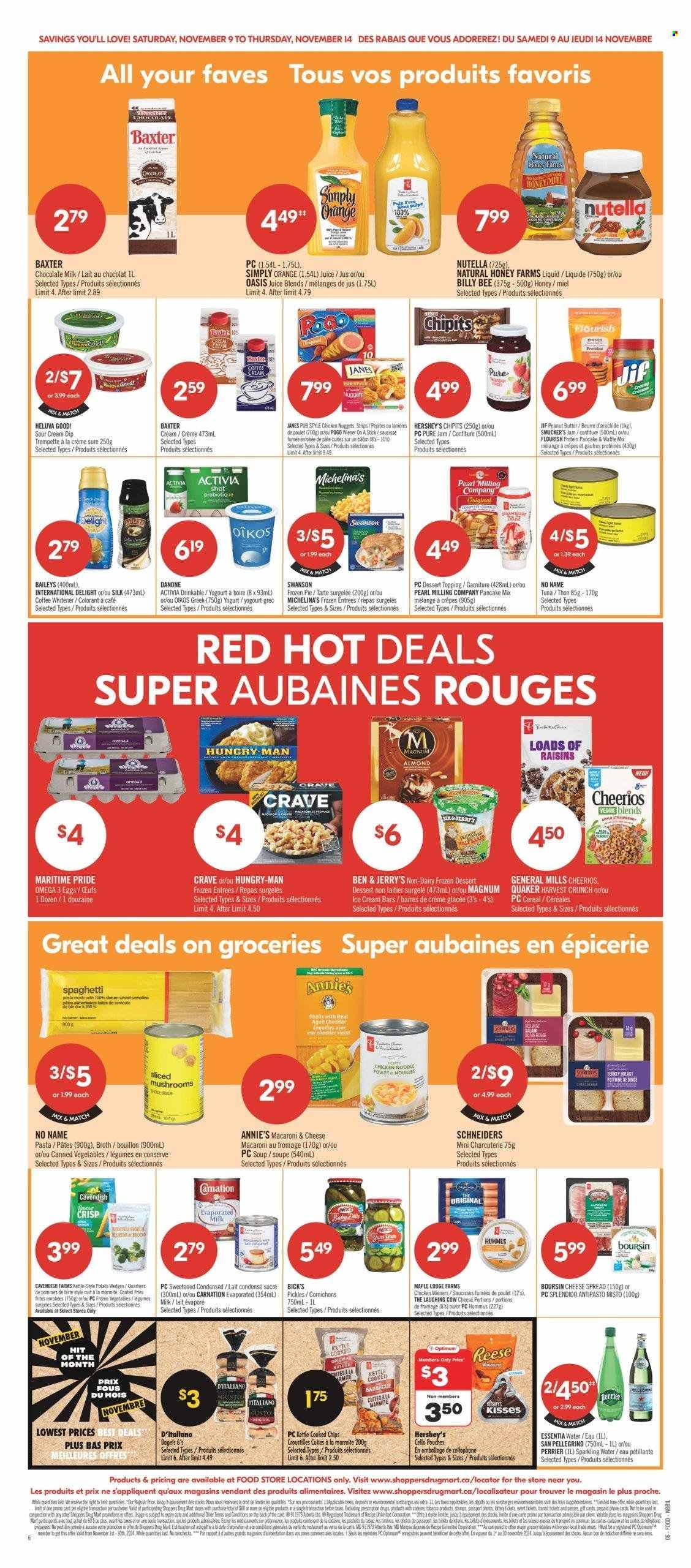 Shoppers Drug Mart flyer - November 09, 2024 - November 14, 2024. Page 1