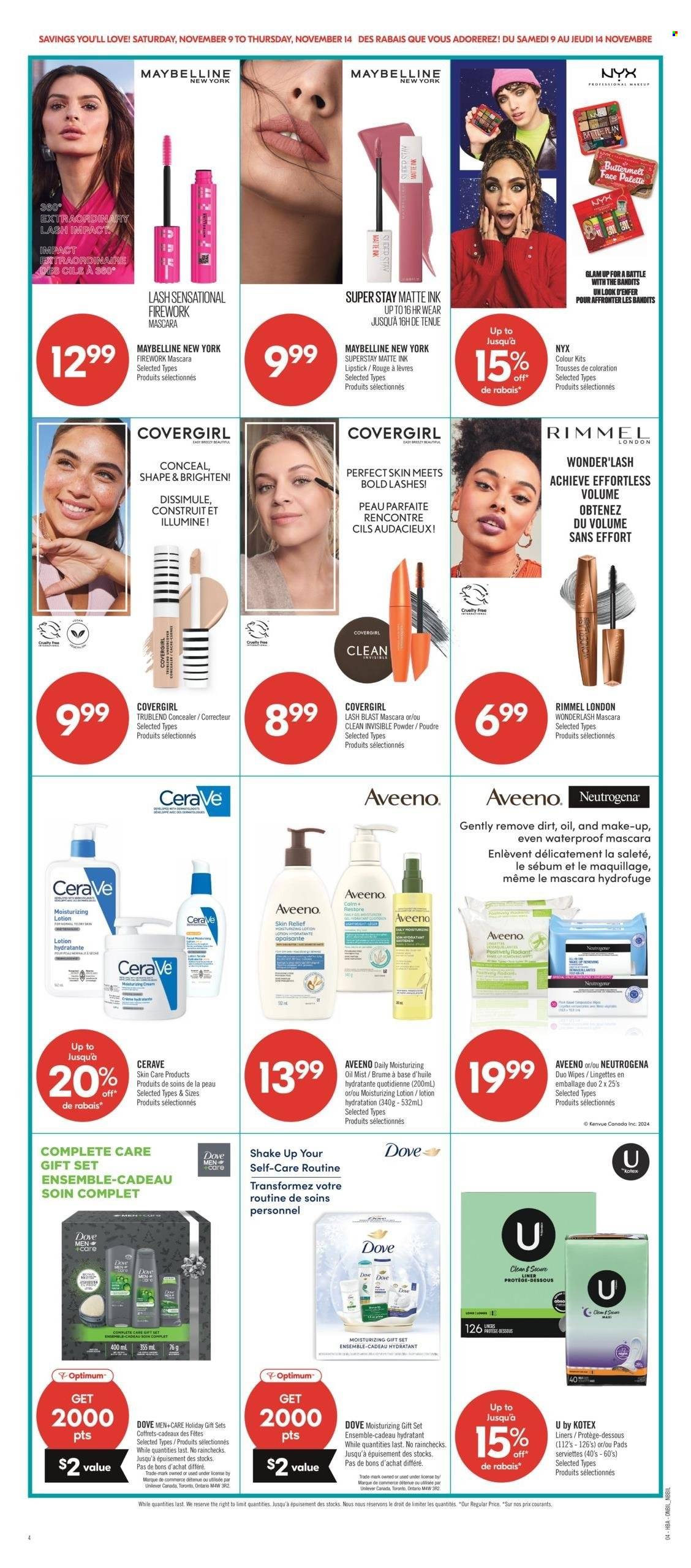 Shoppers Drug Mart flyer - November 09, 2024 - November 14, 2024. Page 1