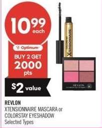 REVLON XTENSIONNAIRE MASCARA or COLORSTAY EYESHADOW - Selected Types