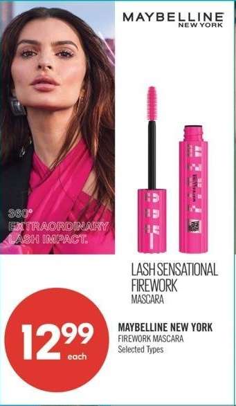 MAYBELLINE NEW YORK FIREWORK MASCARA - Selected Types