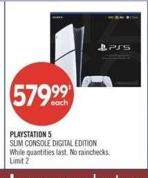 PLAYSTATION 5 SLIM CONSOLE DIGITAL EDITION