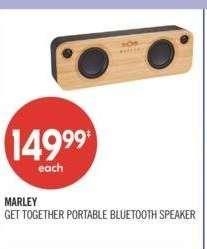 MARLEY GET TOGETHER PORTABLE BLUETOOTH SPEAKER