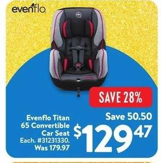 Evenflo Titan 65 Convertible Car Seat - Each. #31231330.